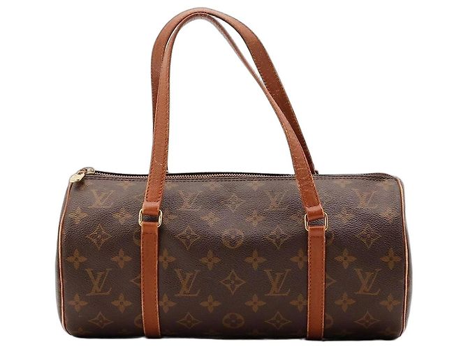 Borsa Louis Vuitton Monogram Papillon 30 Marrone Monogramma