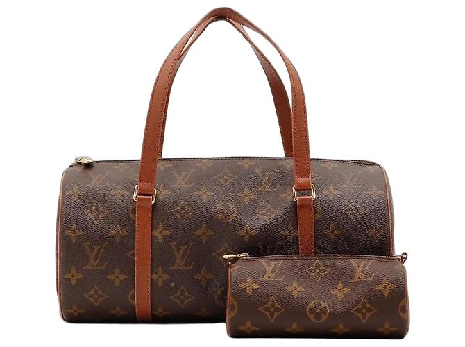 Louis Vuitton Monogram Papillon 30 mit Beutel Braun Monogramm