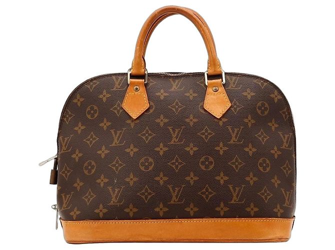 Borsa Louis Vuitton Monogram Alma PM Marrone Monogramma