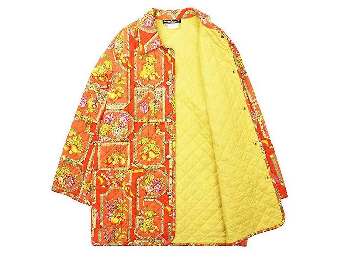 Casaco acolchoado Salvatore Ferragamo Multicor Laranja