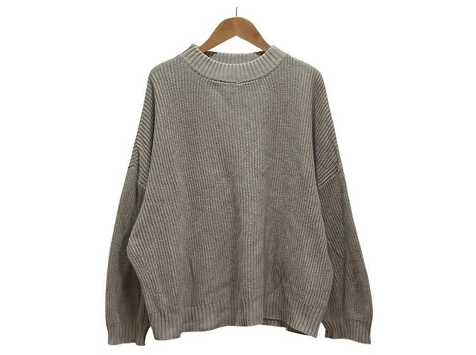 Autre Marque Pullover in maglia di cotone UNIVERSAL SEVEN Marrone
