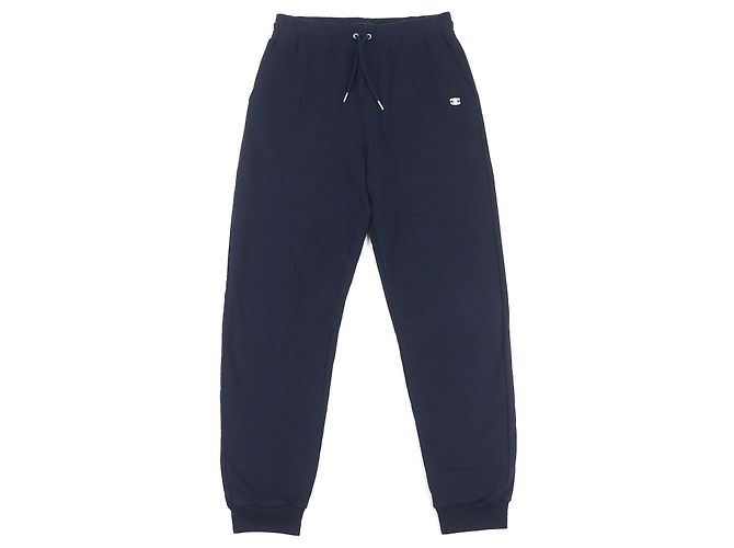 Céline Pantalones de algodón bordados CELINE Eddie Triomphe Azul Azul marino