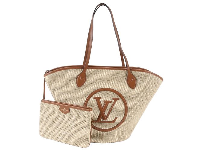 Sac cabas Louis Vuitton RFID Saint Jacques Beige