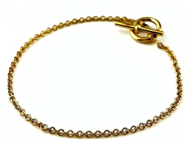 Hermès Hermes Echappé Yellow Gold Charm Bracelet 