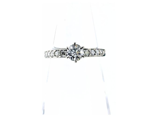 Tiffany & Co. Setting Engagement Platinum Ring 