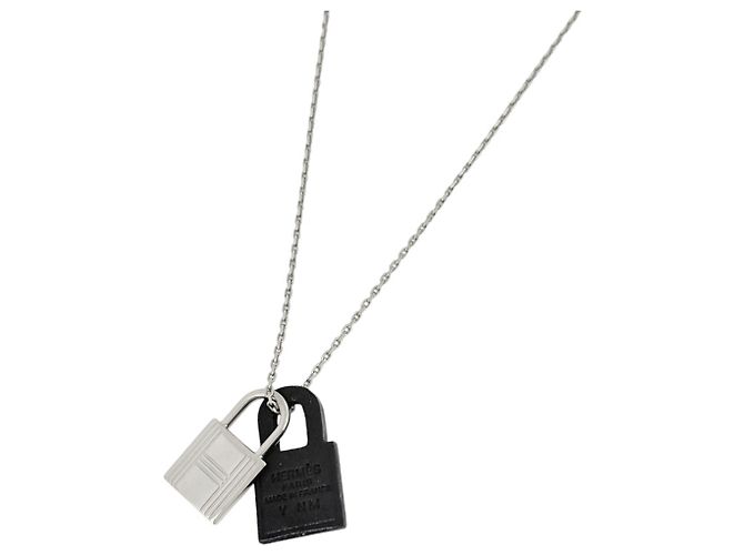 Hermès Collana Hermes HERMES O'Kelly PM Nero Argento 
