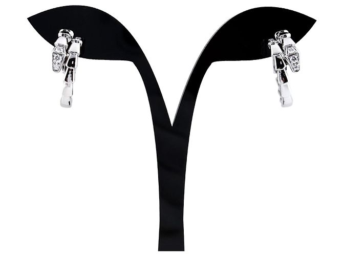 Bulgari Bvlgari Serpenti Viper Small Diamond Stud Earrings