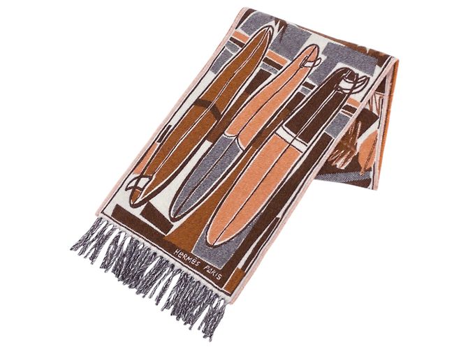 Hermès Hermes Kaschmir-Stola Braun Orange