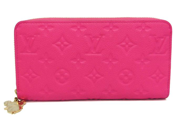 Cartera Zippy Louis Vuitton Monogram Empreinte Rosa