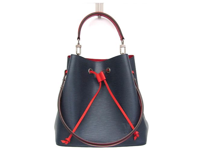 Néonoé Louis Vuitton Epi Neo Noe Handtasche Rot Blau
