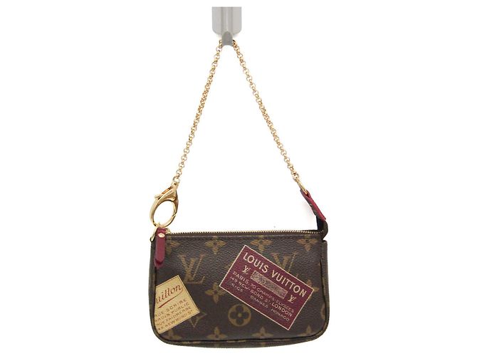 Louis Vuitton Monogram Mini Pochette Accessoires Bordò Monogramma