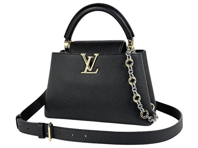 Borsa Louis Vuitton Capucines BB Nero