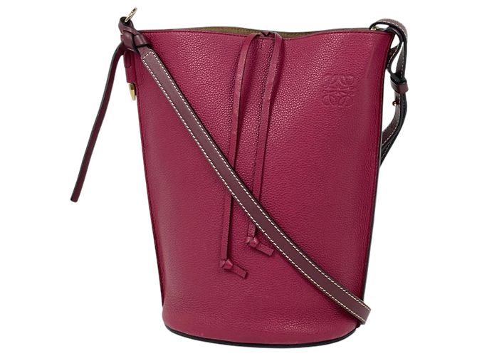 Borsa a secchiello Gate Loewe Rosa 