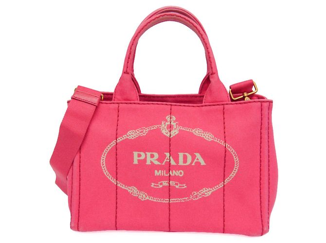 Saco de ombro e tote Prada Canapa para mulher em rosa