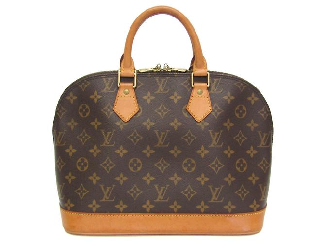Sac à main Louis Vuitton Monogram Alma Marron