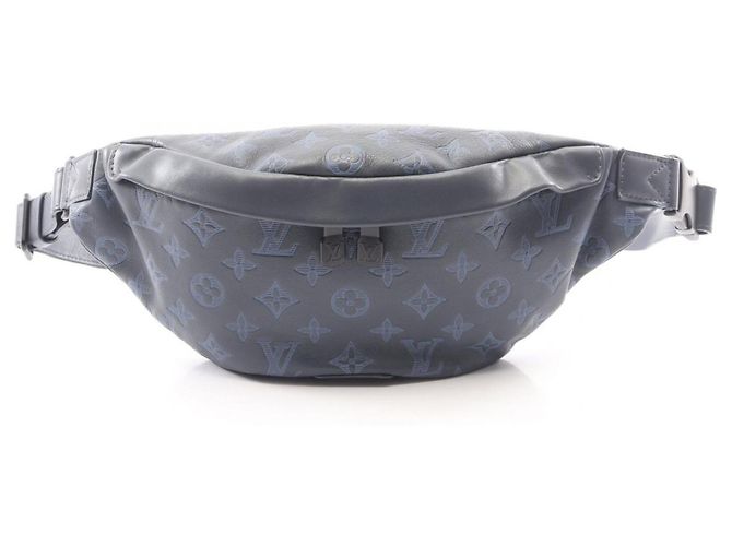 Bumbag Riñonera Louis Vuitton Discovery PM Monogram Shadow Azul marino