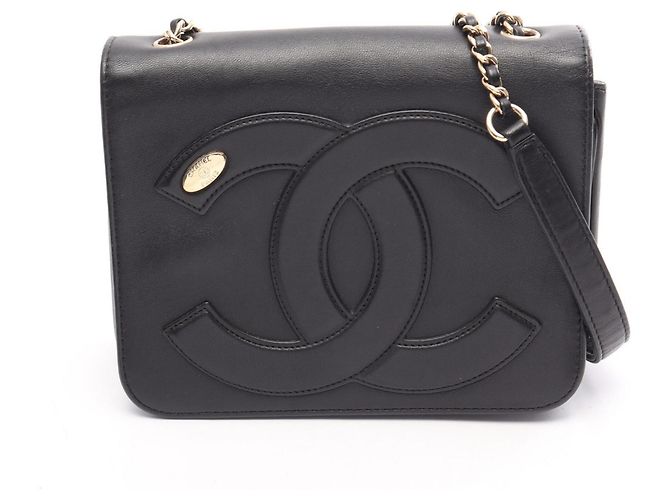 Borsa a tracolla Chanel Coco Mark Full Flap Nero