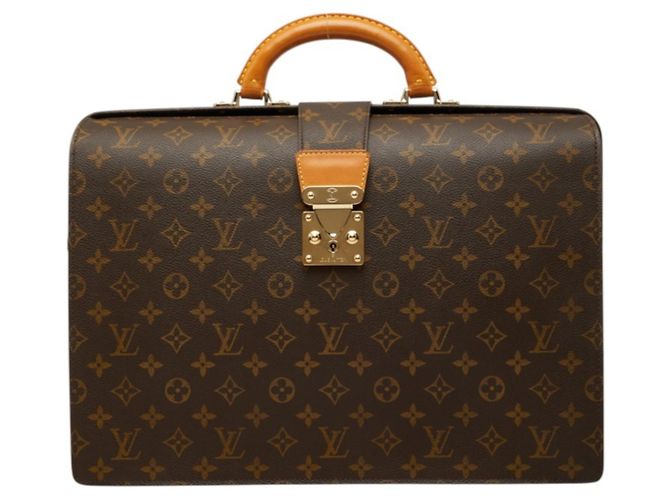 Sac Business Louis Vuitton Monogram Serviette Fermoire Marron Monogramme