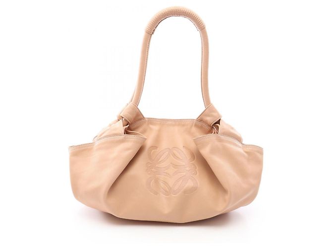 Bolsa Loewe Anagram Nappa Aire Bege