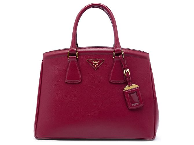 Borsa Tote Prada Red Saffiano Lux Parabole Rosso