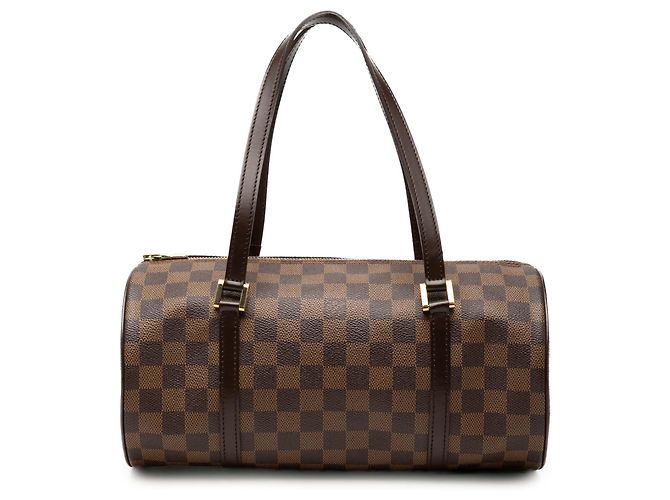 Louis Vuitton Brown Damier Ebene Papillon 30 Marrom