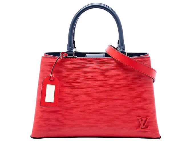 Louis Vuitton Red Epi Kleber PM Rouge