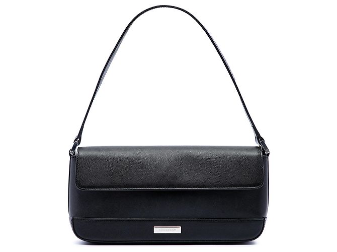 Borsa a tracolla Burberry in pelle nera Nero