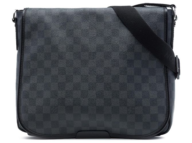 Louis Vuitton Black Damier Graphite Daniel MM Nero