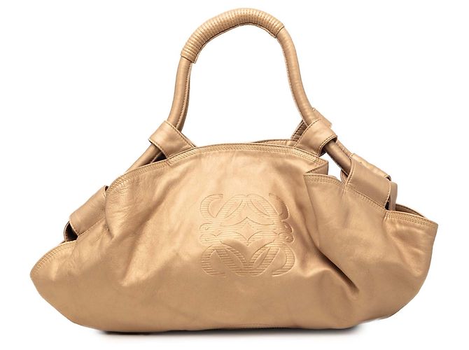 LOEWE Gold Metallic Nappa Aire D'oro