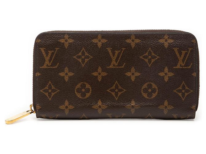 Louis Vuitton Brown Monogram Zippy Long Wallet
