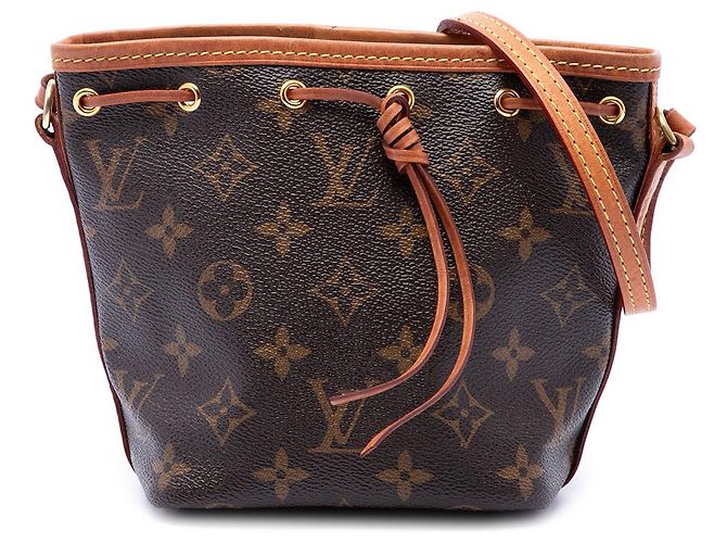 Louis Vuitton Brown Monogram Nano Noe Marrom