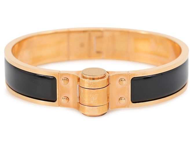 Hermès Bracelet Charm Hermes Charnière PM Black Noir