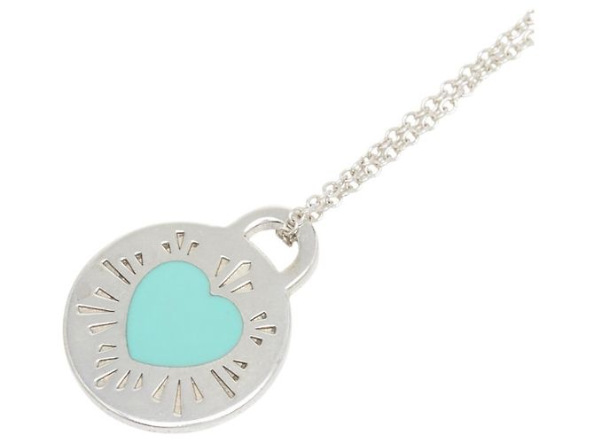 Return to Tiffany Tiffany & Co. Return to Round Herzanhänger Halskette Silber