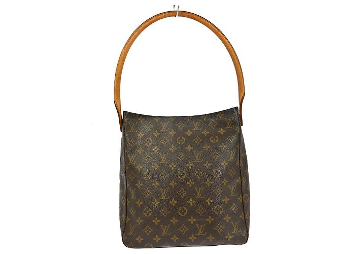 Louis Vuitton Looping Monogram Canvas GM Braun