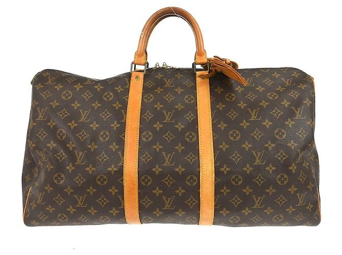 Louis Vuitton Keepall Bandoulière Monogram 55 Marron