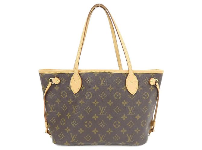 Sac à main Louis Vuitton Monogram Neverfull PM Marron