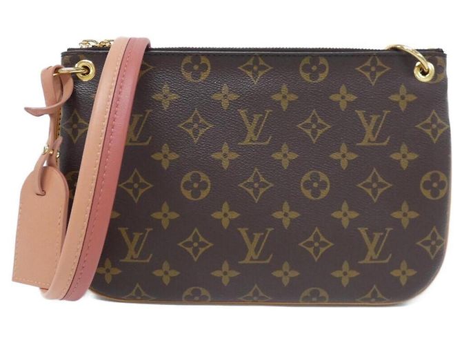 Louis Vuitton Monogram Loretta Shoulder Bag Brown