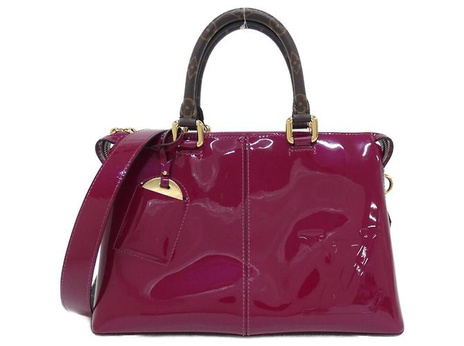 Bolso Tote Louis Vuitton Monogram Vernis Miroir Rosa