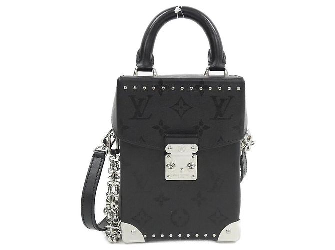 Louis Vuitton Monogram Camera Box Handtasche Schwarz