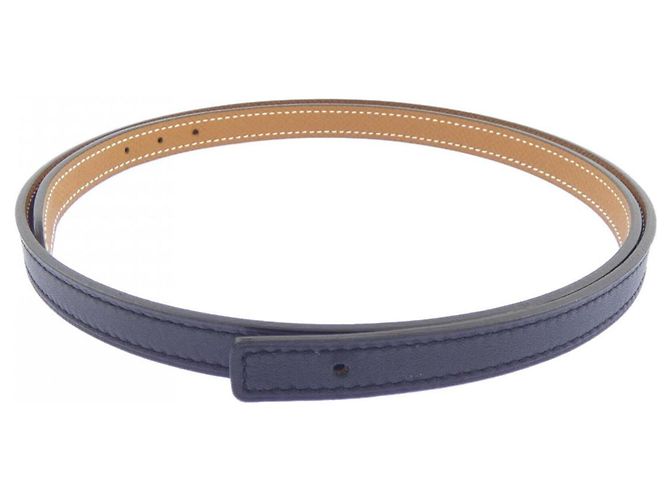 Hermès Ceinture réversible Hermes 13mm Marron Noir