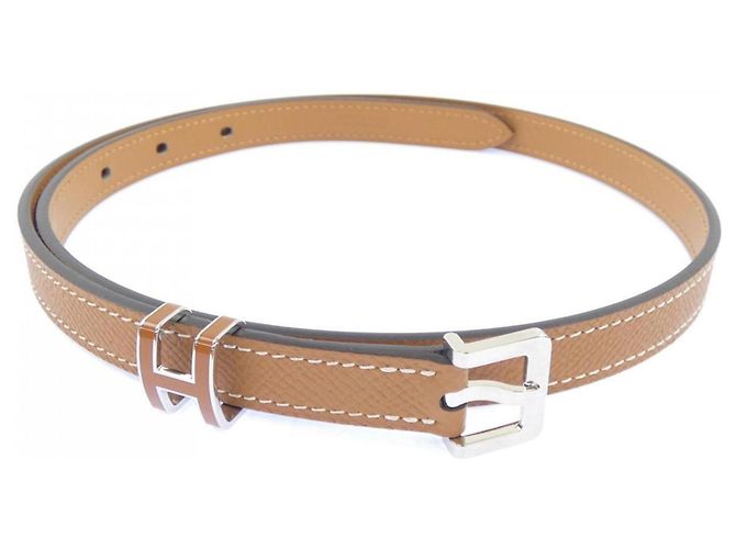 Hermès Cinto Standard Hermes POP H 15mm Marrom