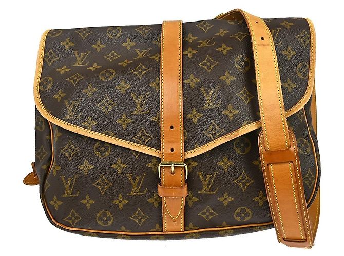 Louis Vuitton Saumur Monogram 35 Marron