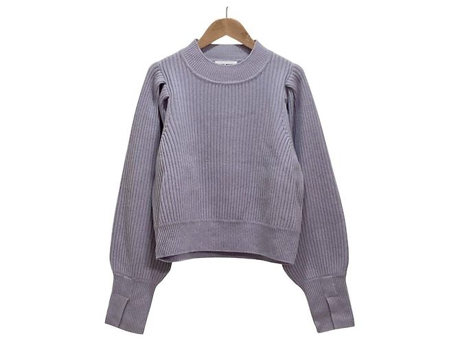 Autre Marque EMMEL REFINES Strickpullover mit Rundhalsausschnitt Lila