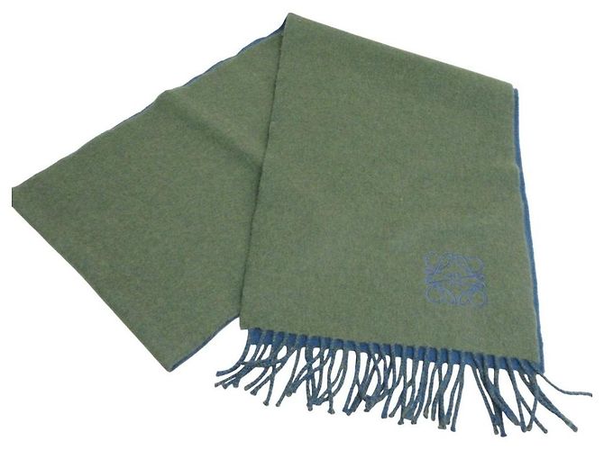 Sciarpa in misto cashmere Anagram Loewe Verde