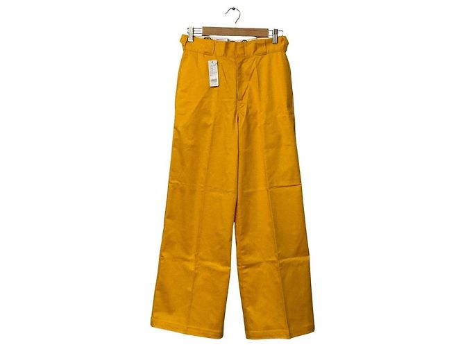 Autre Marque Dickies TC Twill Stretch Wide Pants Dourado Amarelo