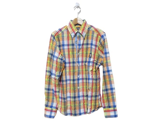 Autre Marque Camisa de algodón a cuadros Psycho Bunny Multicolor