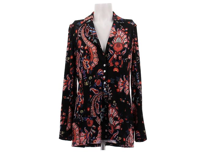 Paco Rabanne Chaqueta de jersey estampada Mehrfarben