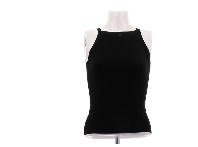Courreges Schwarzes Tanktop