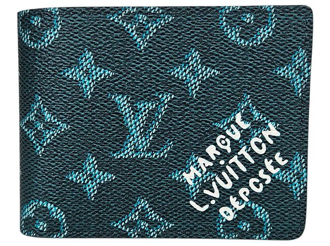 Louis Vuitton Monogram Multiple Wallet Green Men's Wallet