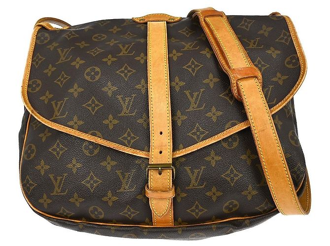 Louis Vuitton Saumur Monogram 35 Marron